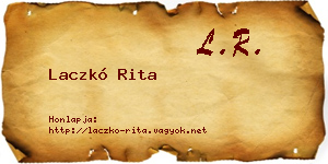 Laczkó Rita névjegykártya